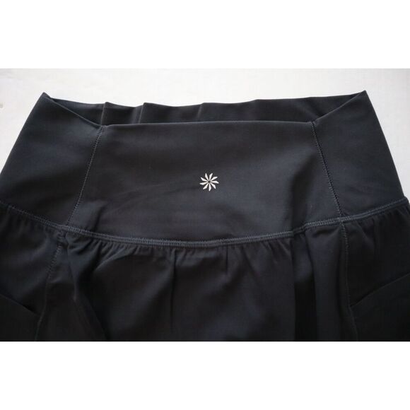 Athleta 837435 Women's Sz XS Black Salutation Stash 16 1/2 Skirt Skort - Picture 3 of 12